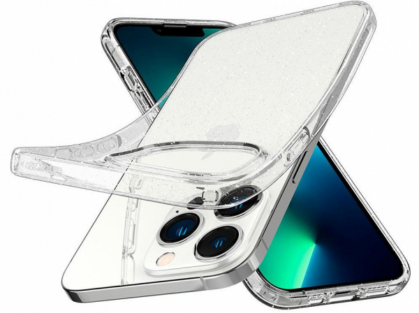 Купить Чехол Spigen Liquid Crystal Glitter (ACS03198) для iPhone 13 Pro Max (Crystal Quartz)