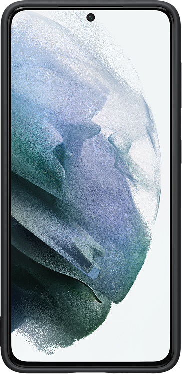 Купить Чехол-накладка Samsung Silicone Cover для Galaxy S21, черный (EF-PG991TBEGRU)