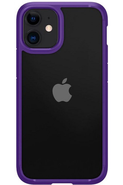 Купить Чехол-накладка Spigen Crystal Hybrid (ACS01544) для iPhone 12 mini (Purple) 1167205