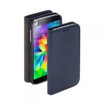 Купить Чехол Deppa Wallet Cover и защитная пленка для Samsung Galaxy S5, магнит, синий 84028