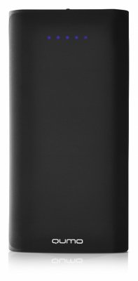 Купить Внешний аккумулятор Qumo 21097 PowerAid 17600, 17600 мА-ч, 2 USB 1A+2A, вход 1А, черный, корпус ABS