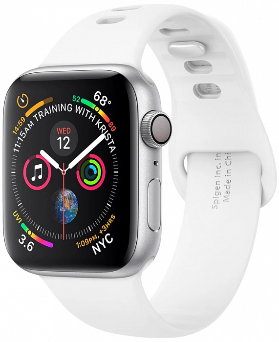 Купить Ремешок Spigen Air Fit white - Apple Watch 44/42mm