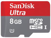 Купить Карты памяти Карта памяти MicroSDHC 8Gb Sandisk Class 10