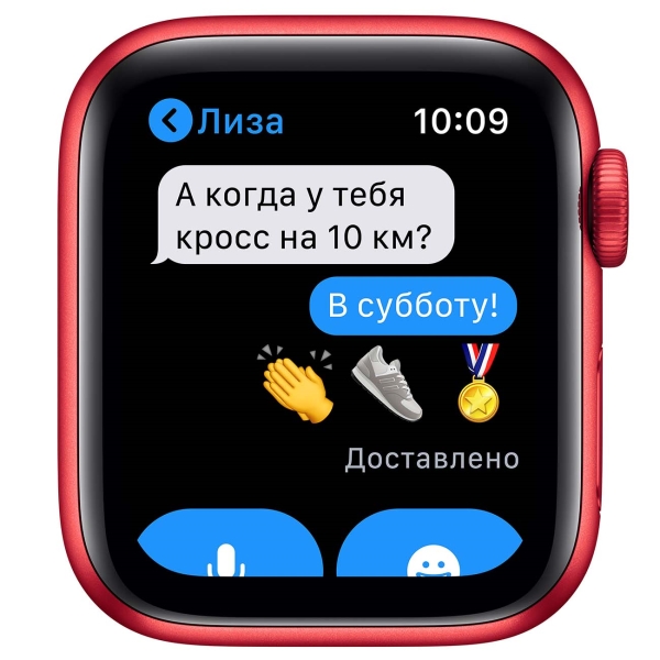 Купить Смарт-часы Apple Watch S6 44mm PRODUCT(RED) Aluminum Case with PRODUCT(RED) Sport Band (M00M3RU/A)
