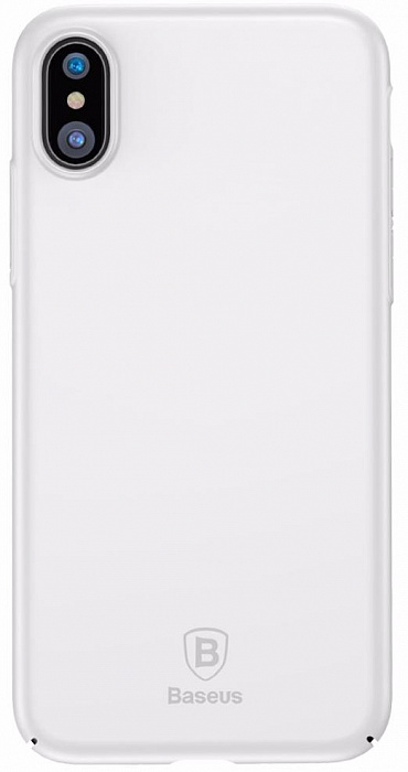 Купить Чехол-накладка Baseus Thin Case (WIAPIPHX-ZB02) для iPhone X (White)