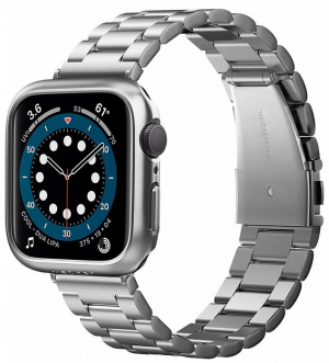 Купить Чехол Spigen Thin Fit (ACS02957) для Apple Watch Series SE/4/5/6 44 mm (Graphite)(1188237)