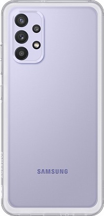 Купить Чехол Samsung Galaxy A32 Soft Clear Cover прозрачный (EF-QA325TTEGRU)