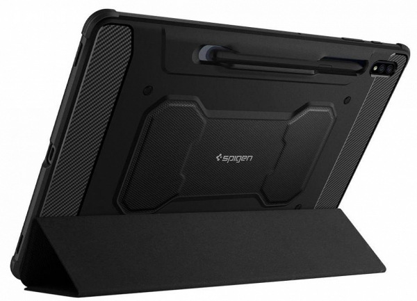 Купить Чехол Spigen Rugged Armor Pro (ACS01607) для Samsung Galaxy Tab S7+ (Black)