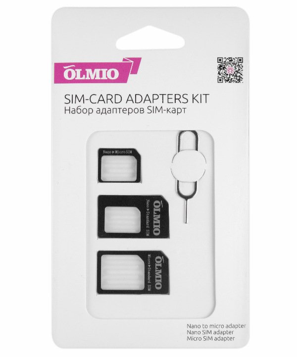 Купить Комплект адаптеров OLMIO для SIM-карт