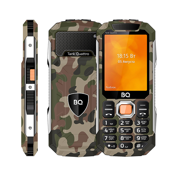Купить Мобильный телефон BQ 2819 Tank Quattro Camouflage