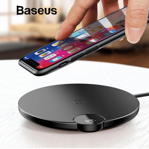 Купить Беспроводное зу Baseus Digtal LED Display Wireless Charger Black
