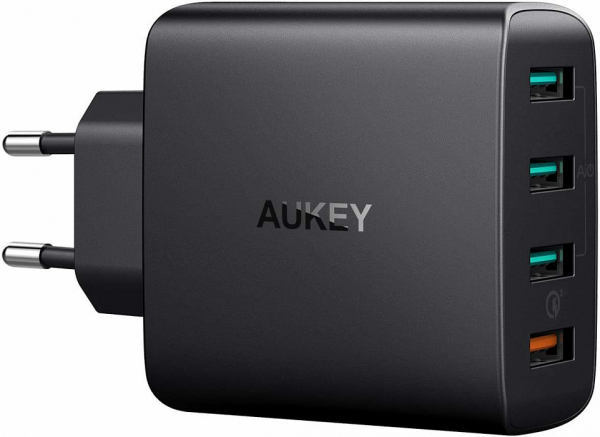Купить Cетевое зарядное устройство Сетевое зарядное устройство AUKEY PA-T18 four (3 +1 QC 3.0) wall plug, the total power of 42W PA-T18