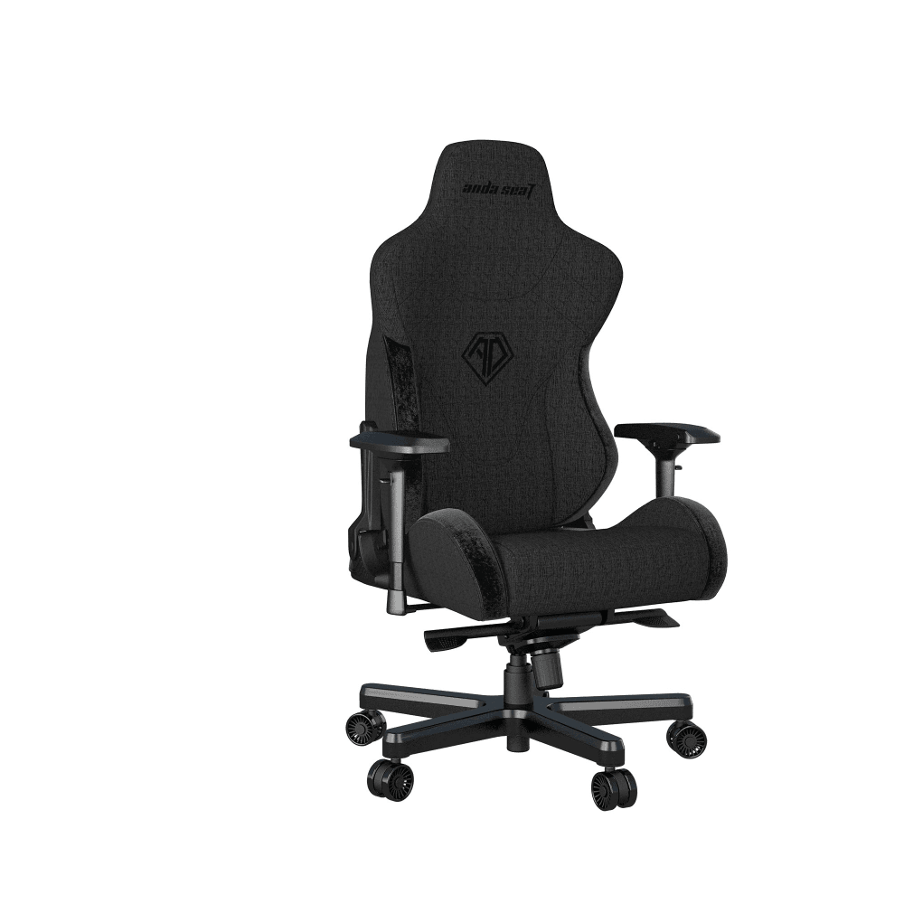 Купить Кресло игровое Anda Seat T-Pro 2, цвет чёрный, размер XL (180кг), материал ткань (модель AD12XL)