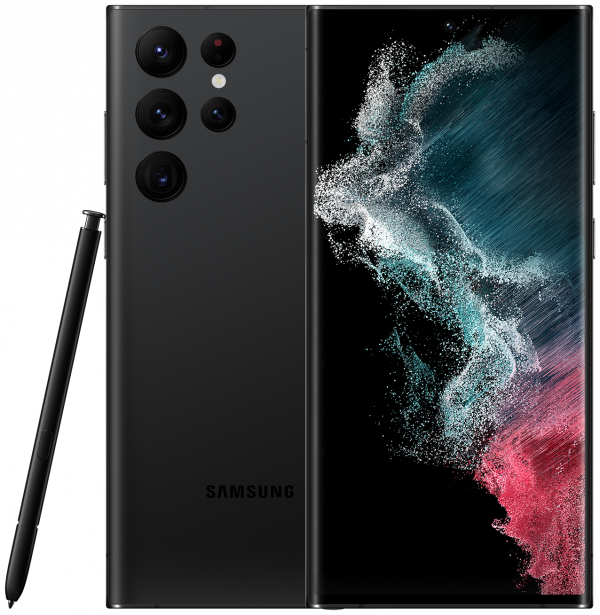 Купить Смартфон Samsung Galaxy S22 Ultra (SM-S908B) 12/512 ГБ, черный фантом
