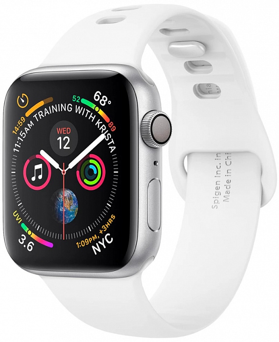 Купить Ремешок Spigen Air Fit white - Apple Watch 40/38mm