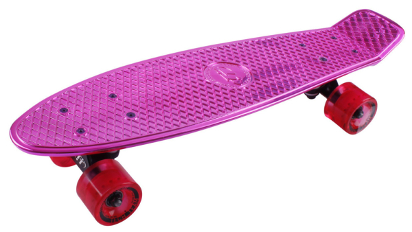 Купить Скейтборд TechTeam Metallic 22" розовый