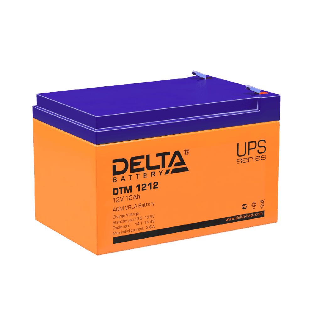 Купить Аккумуляторная батарея DELTA BATTERY DTМ 1212