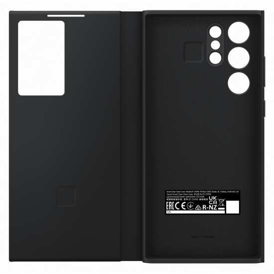 Купить Чехол-книжка SAMSUNG EF-ZS908CBEGRU Smart Clear View Cover для Galaxy S22 Ultra, черный