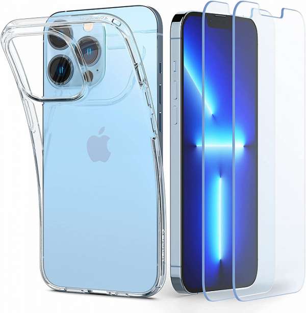 Купить Чехол Spigen Crystal Pack (ACS03637) для iPhone 13 Pro (Crystal Clear)