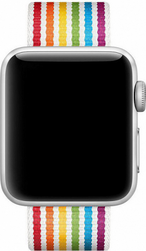 Купить Ремешок COTEetCI W17 Apple Watch Magic Tape Band 38MM/40MM Rainbow