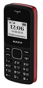 Купить Мобильный телефон Maxvi C23 Black-Red