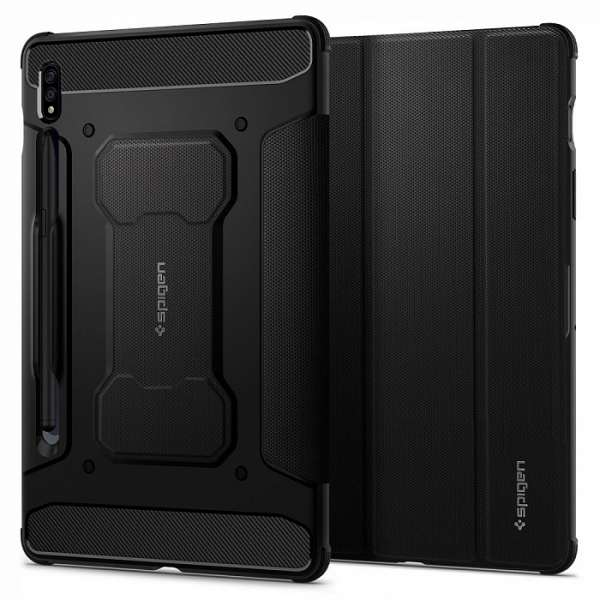 Купить Чехол Spigen Rugged Armor Pro (ACS01604) для Samsung Galaxy Tab S7 (Black)