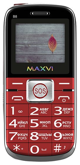 Купить Мобильный телефон Телефон MAXVI B8 Red