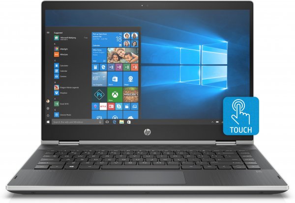 Купить Ноутбук HP x360 14-cd0016ur 4HA22EA Silver