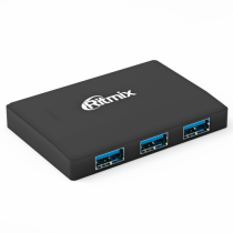 Купить USB-хаб RITMIX CR-3403 black