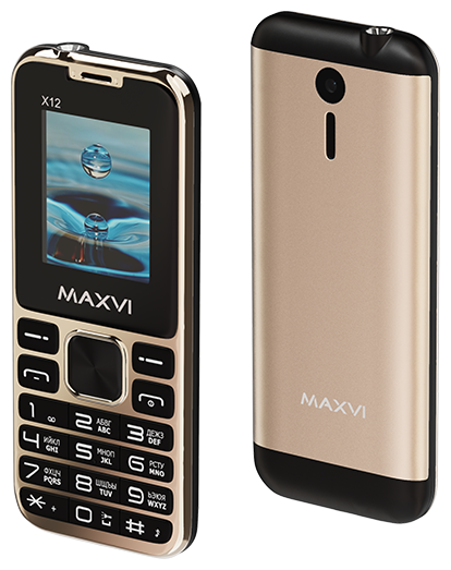 Купить Мобильный телефон Maxvi X12 Metallick Gold