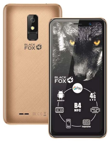 Купить Смартфон Black Fox B4 NFC Gold