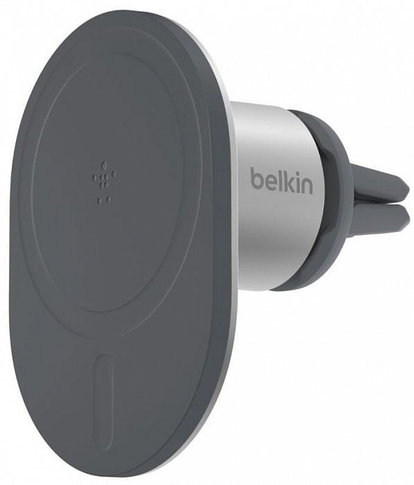 Автомобильный держатель Belkin Magnetic Car Vent Mount (WIC003btGR) для iPhone 12 (Silver)