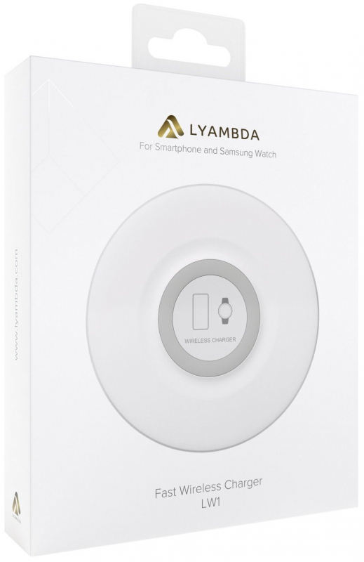 Купить Беспроводное зарядное устройство для телефона и часов Lyambda LW1 Белый