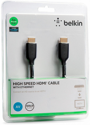 Купить Кабель Belkin High Speed HDMI 5 m (Black)