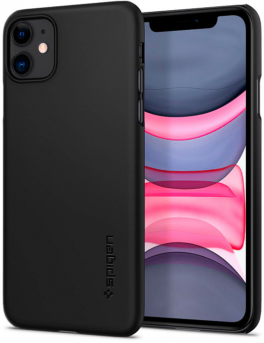 Купить Чехол Spigen Thin Fit (076CS27178) для iPhone 11 (Black)