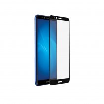 Купить Защитное стекло DF с цветной рамкой (fullscreen) для Huawei Honor 7A Pro/Y6 (2018)hwColor-54 (black)