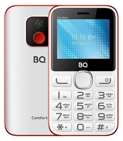 Купить Мобильный телефон BQ 2301 Comfort White+red