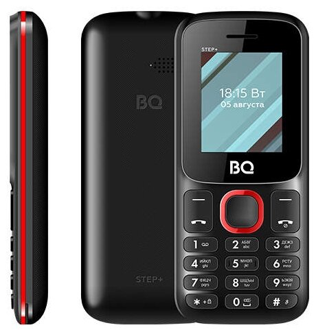 Купить Мобильный телефон BQ 1848 Step+ Black+Red