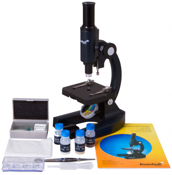 Купить Микроскоп Levenhuk 3S NG, монокулярный (в комплекте набор для опытов)