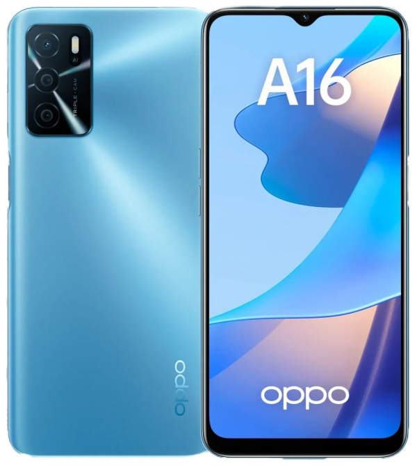 Купить Смартфон OPPO A16, голубой