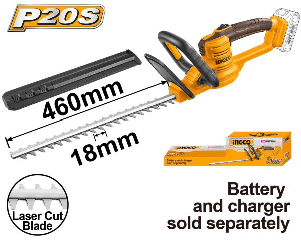 Купить Аккумуляторный кусторез 20B без АКБ и ЗУ INGCO CHTLI20018