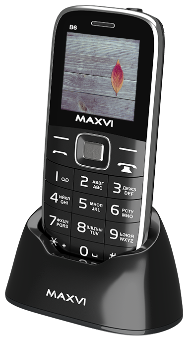 Мобильный телефон Maxvi B6 Black