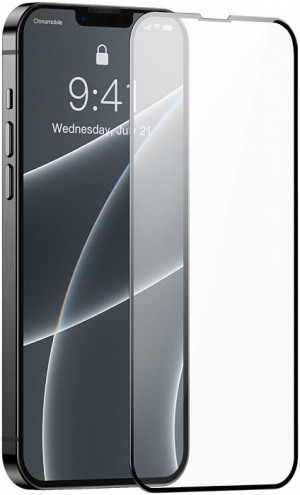 Защитное стекло Baseus 0.3mm Full-screen and Full-glass Glass (SGQP010101) для iPhone 13/13 Pro (Black)