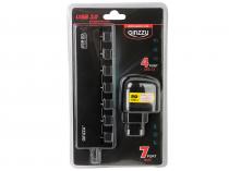 Купить Концентратор USB 3.0 Ginzzu GR-388UAB (7 портов (4+3)БП)
