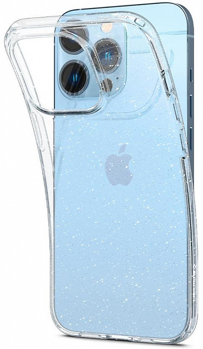 Купить Чехол Spigen Liquid Crystal Glitter (ACS03255) для iPhone 13 Pro (Crystal Quartz)