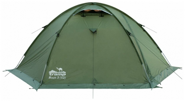 Купить Палатка Tramp Rock 3 (V2) зеленый