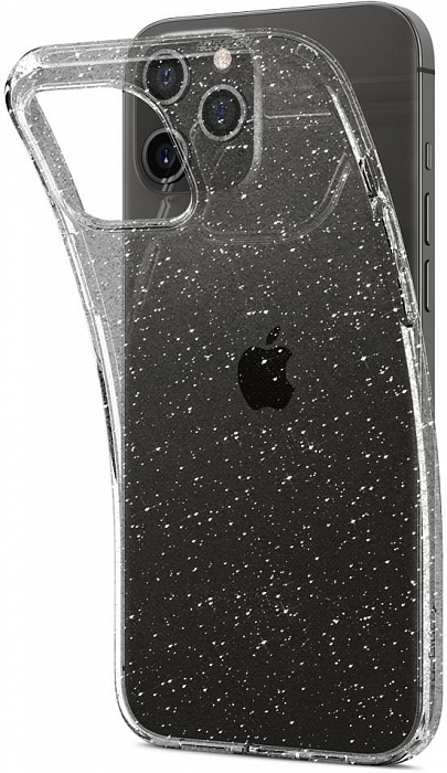 Купить Чехол Spigen Liquid Crystal Glitter (ACS01698) для iPhone 12/iPhone 12 Pro (Clear)