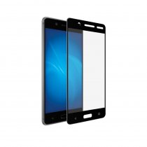 Купить Защитное стекло Закаленное стекло DF с цветной рамкой (fullscreen) для Nokia 5 nkColor-03 (black)