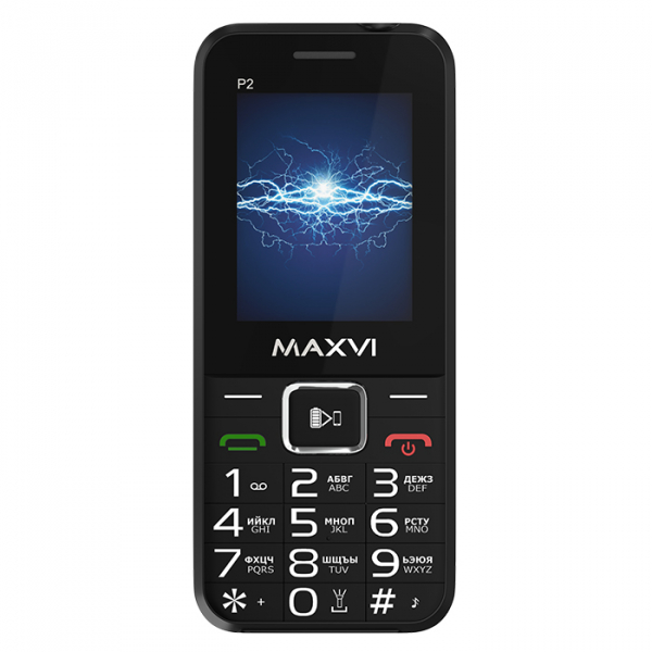 Мобильный телефон Maxvi P2 black