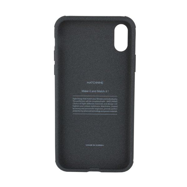 Купить Чехол MATCHNINE iPhone X/XS JELLO PEBBLE Dark Gray Case серый